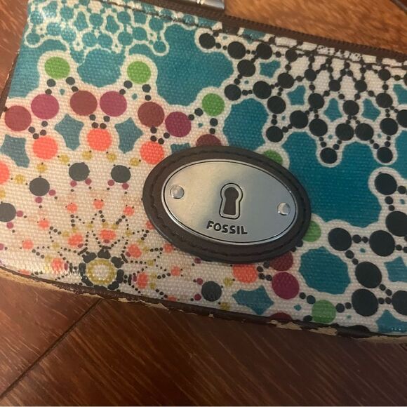 Vintage Fossil Key/Card Pouch - Picture 2 of 9